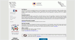 Desktop Screenshot of hopecounselingservices.net